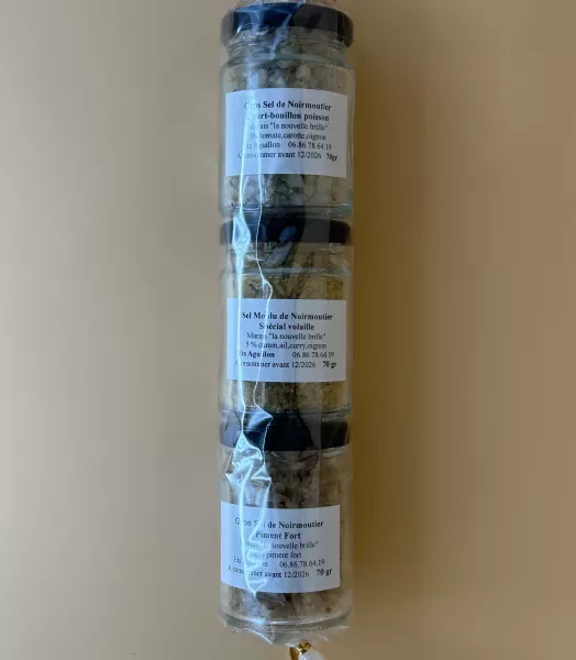 Offre 3 pots Gros Sel et Sel Moulu Aromatisés
